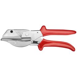 Knipex Gehrungsschere für Kunststoff- und Gummiprofile mit Kunststoff-Hüllen verchromt 215 mm Nr. 94 35 215