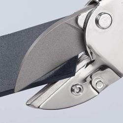 Knipex Amboss-Schere mit Kunststoff-Hüllen verchromt 200 mm Nr. 94 55 200