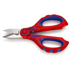Knipex Elektrikerschere mit Mehrkomponenten-Hüllen, glasfaserverstärkt 160 mm Nr. 95 05 10 SB