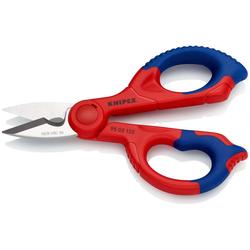Knipex Elektrikerschere mit Mehrkomponenten-Hüllen, glasfaserverstärkt 155 mm (SB-Karte/Blister) Nr. 95 05 155 SB