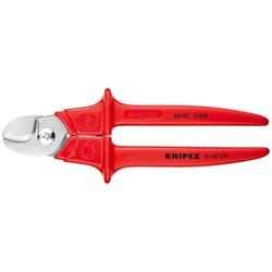 Knipex Kabelschere Griffe mit Kunststoff umspritzt isoliert, VDE-geprüft 230 mm Nr. 95 06 230