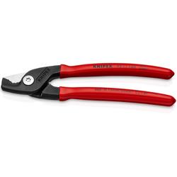 Knipex StepCut Kabelschere mit Kunststoff überzogen brüniert 160 mm Nr. 95 11 160