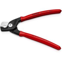 Knipex StepCut Kabelschere mit Kunststoff überzogen brüniert 160 mm Nr. 95 11 160