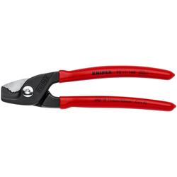Knipex StepCut Kabelschere mit Kunststoff überzogen brüniert 160 mm Nr. 95 11 160