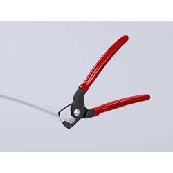 Knipex StepCut Kabelschere mit Kunststoff überzogen brüniert 160 mm Nr. 95 11 160