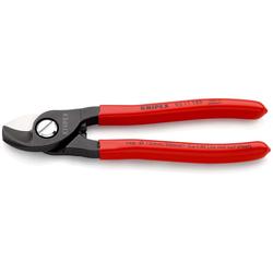 Knipex Kabelschere mit Kunststoff überzogen brüniert 165 mm (SB-Karte/Blister) Nr. 95 11 165 SB