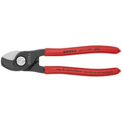 Knipex Kabelschere mit Kunststoff überzogen brüniert 165 mm (SB-Karte/Blister) Nr. 95 11 165 SB