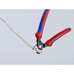 Knipex StepCut Kabelschere mit Mehrkomponenten-Hüllen brüniert 160 mm Nr. 95 12 160