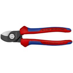 Knipex Kabelschere mit Mehrkomponenten-Hüllen brüniert 165 mm (SB-Karte/Blister) Nr. 95 12 165 SB