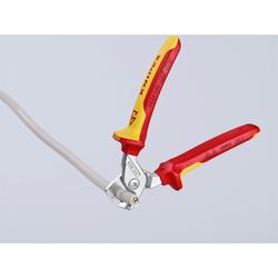 Knipex StepCut Kabelschere isoliert mit Mehrkomponenten-Hüllen, VDE-geprüft verchromt 160 mm Nr. 95 16 160