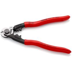 Knipex Drahtseilschere geschmiedet mit Kunststoff überzogen 190 mm Nr. 95 61 190