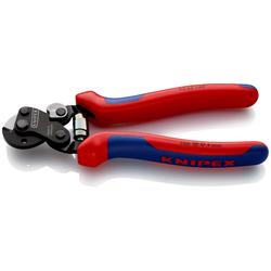 Knipex Drahtseilschere auch für hochfeste Drahtseile mit Mehrkomponenten-Hüllen brüniert 160 mm Nr. 95 62 160