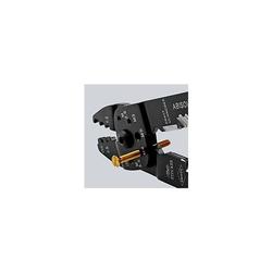 Knipex Crimpzange mit Mehrkomponenten-Hüllen schwarz lackiert 230 mm Nr. 97 21 215 C