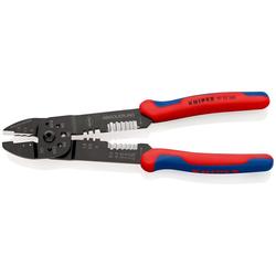 Knipex Crimpzange mit Mehrkomponenten-Hüllen schwarz lackiert 240 mm Nr. 97 22 240