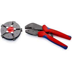 Knipex MultiCrimp® Crimpzange mit Wechselmagazin mit Mehrkomponenten-Hüllen brüniert 250 mm Nr. 97 33 02