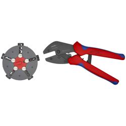 Knipex MultiCrimp® Crimpzange mit Wechselmagazin mit Mehrkomponenten-Hüllen brüniert 250 mm Nr. 97 33 02