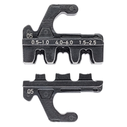 Knipex Crimpeinsatz für unisolierte, offene Steckverbinder 4,8 + 6,3 mm Nr. 97 39 05