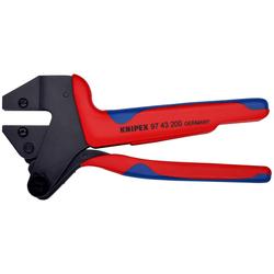 Knipex Crimp-Systemzange für auswechselbare Crimpeinsätze mit Mehrkomponenten-Hüllen brüniert 200 mm (SB-Karte/Blister) Nr. 97 43 200 A