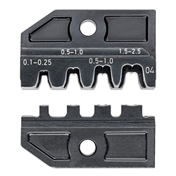 Knipex Crimpeinsatz für unisolierte, offene Steckverbinder 2,8 + 4,8 mm Nr. 97 49 04