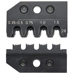 Knipex Crimpeinsatz für Stecker der AMP-Superseal 1.5 Serie von Tyco Electronics Nr. 97 49 28