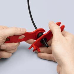 Knipex Montagewerkzeug-Set 2-teilig für Solar-Steckverbinder MC4 (Multi-Contact) 115 mm (SB-Karte/Blister) Nr. 97 49 66 2