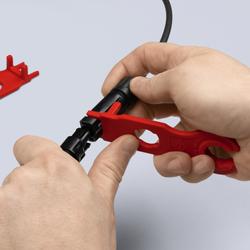 Knipex Montagewerkzeug-Set 2-teilig für Solar-Steckverbinder MC4 (Multi-Contact) 115 mm (SB-Karte/Blister) Nr. 97 49 66 2