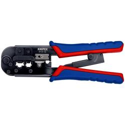 Knipex Crimpzange für Westernstecker mit Mehrkomponenten-Hüllen brüniert 190 mm Nr. 97 51 10