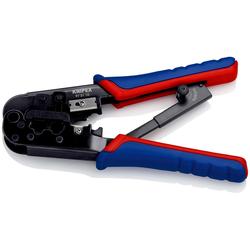 Knipex Crimpzange für Westernstecker mit Mehrkomponenten-Hüllen brüniert 190 mm Nr. 97 51 10