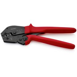 Knipex Crimpzange auch für Zweihandbedienung mit rutschhemmenden Kunststoff-Hüllen brüniert 250 mm Nr. 97 52 05