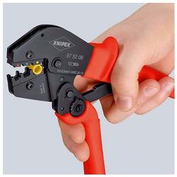 Knipex Crimpzange auch für Zweihandbedienung mit rutschhemmenden Kunststoff-Hüllen brüniert 250 mm Nr. 97 52 05