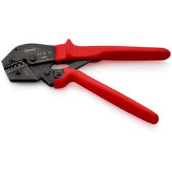 Knipex Crimpzange auch für Zweihandbedienung mit rutschhemmenden Kunststoff-Hüllen brüniert 250 mm Nr. 97 52 08