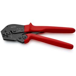 Knipex Crimpzange auch für Zweihandbedienung mit rutschhemmenden Kunststoff-Hüllen brüniert 250 mm Nr. 97 52 09
