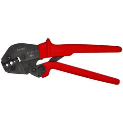 Knipex Crimpzange auch für Zweihandbedienung mit rutschhemmenden Kunststoff-Hüllen brüniert 250 mm Nr. 97 52 10