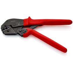 Knipex Crimpzange auch für Zweihandbedienung mit rutschhemmenden Kunststoff-Hüllen brüniert 250 mm Nr. 97 52 10