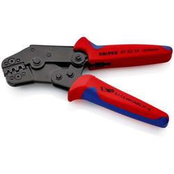 Knipex Crimpzange kurze Bauform mit Mehrkomponenten-Hüllen brüniert 195 mm Nr. 97 52 14