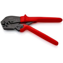 Knipex Crimpzange auch für Zweihandbedienung mit rutschhemmenden Kunststoff-Hüllen brüniert 250 mm Nr. 97 52 19