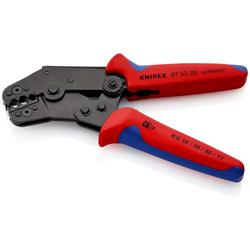 Knipex Crimpzange kurze Bauform mit Mehrkomponenten-Hüllen brüniert 195 mm Nr. 97 52 20