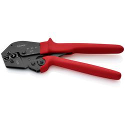 Knipex Crimpzange auch für Zweihandbedienung mit rutschhemmenden Kunststoff-Hüllen brüniert 250 mm Nr. 97 52 23