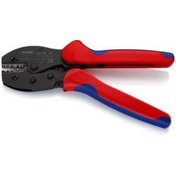 Knipex PreciForce® Crimpzange mit Mehrkomponenten-Hüllen brüniert 220 mm Nr. 97 52 33