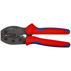 Knipex PreciForce® Crimpzange mit Mehrkomponenten-Hüllen brüniert 220 mm Nr. 97 52 35