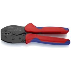 Knipex PreciForce® Crimpzange mit Mehrkomponenten-Hüllen brüniert 220 mm Nr. 97 52 35