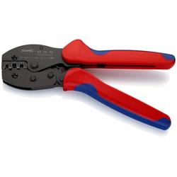 Knipex PreciForce® Crimpzange mit Mehrkomponenten-Hüllen brüniert 220 mm Nr. 97 52 35