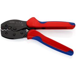 Knipex PreciForce® Crimpzange mit Mehrkomponenten-Hüllen brüniert 220 mm Nr. 97 52 36