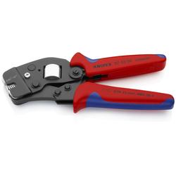 Knipex Selbsteinstellende Crimpzange für Aderendhülsen mit Fronteinführung mit Mehrkomponenten-Hüllen brüniert 190 mm Nr. 97 53 08
