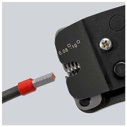 Knipex Selbsteinstellende Crimpzange für Aderendhülsen mit Fronteinführung mit Mehrkomponenten-Hüllen brüniert 190 mm (SB-Karte/Blister) Nr. 97 53 09 SB