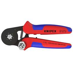 Knipex Selbsteinstellende Crimpzange für Aderendhülsen mit Seiteneinführung mit Mehrkomponenten-Hüllen brüniert 180 mm Nr. 97 53 14