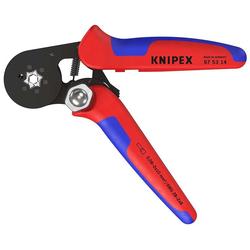 Knipex Selbsteinstellende Crimpzange für Aderendhülsen mit Seiteneinführung mit Mehrkomponenten-Hüllen brüniert 180 mm Nr. 97 53 14