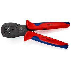 Knipex Crimpzange für Miniaturstecker Parallelcrimp Zum Vercrimpen von Steckern der Serie Mini-Fit® von Molex LLC mit Mehrkomponenten-Hüllen brüniert 190 mm Nr. 97 54 26