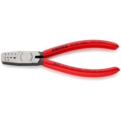 Knipex Crimpzange für Aderendhülsen mit Kunststoff überzogen 145 mm (SB-Karte/Blister) Nr. 97 61 145 A SB