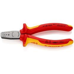 Knipex Crimpzange für Aderendhülsen isoliert mit Mehrkomponenten-Hüllen, VDE-geprüft 145 mm Nr. 97 68 145 A